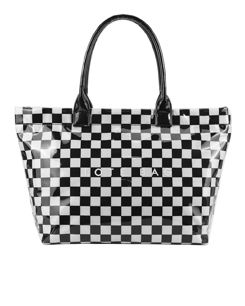 Checkered Everyday Tote