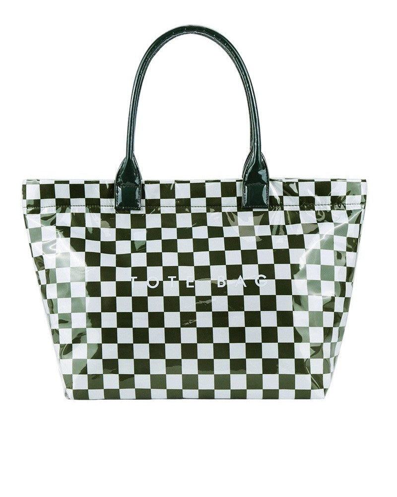 Checkered Everyday Tote