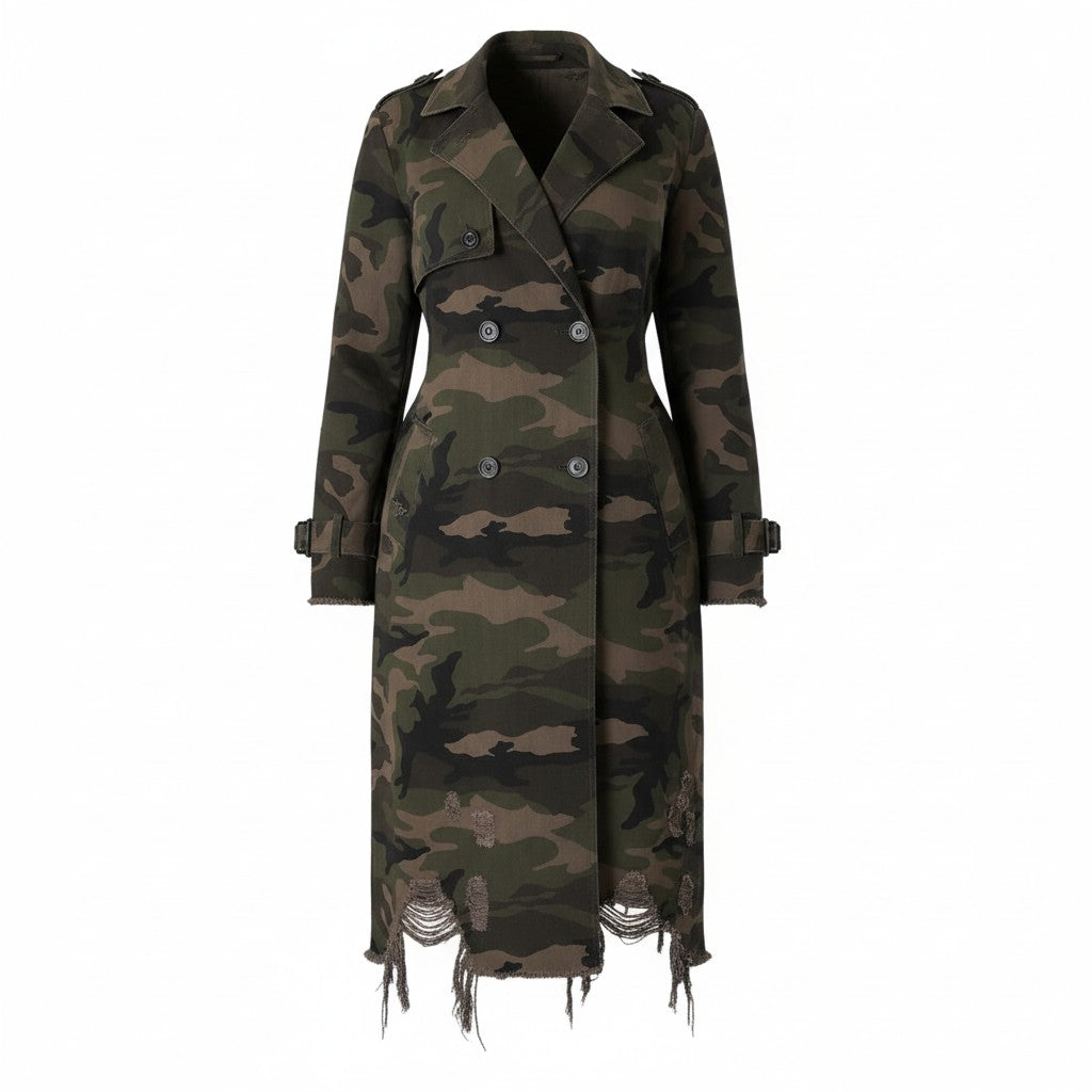 camo jacket clear visual