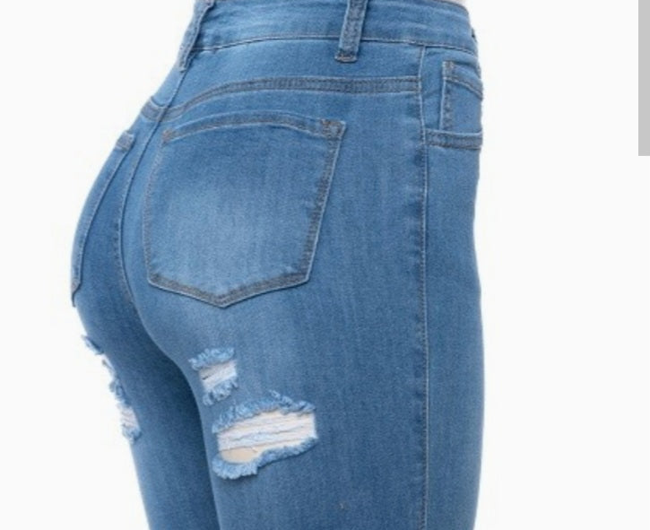Back It Up Distressed Jeans