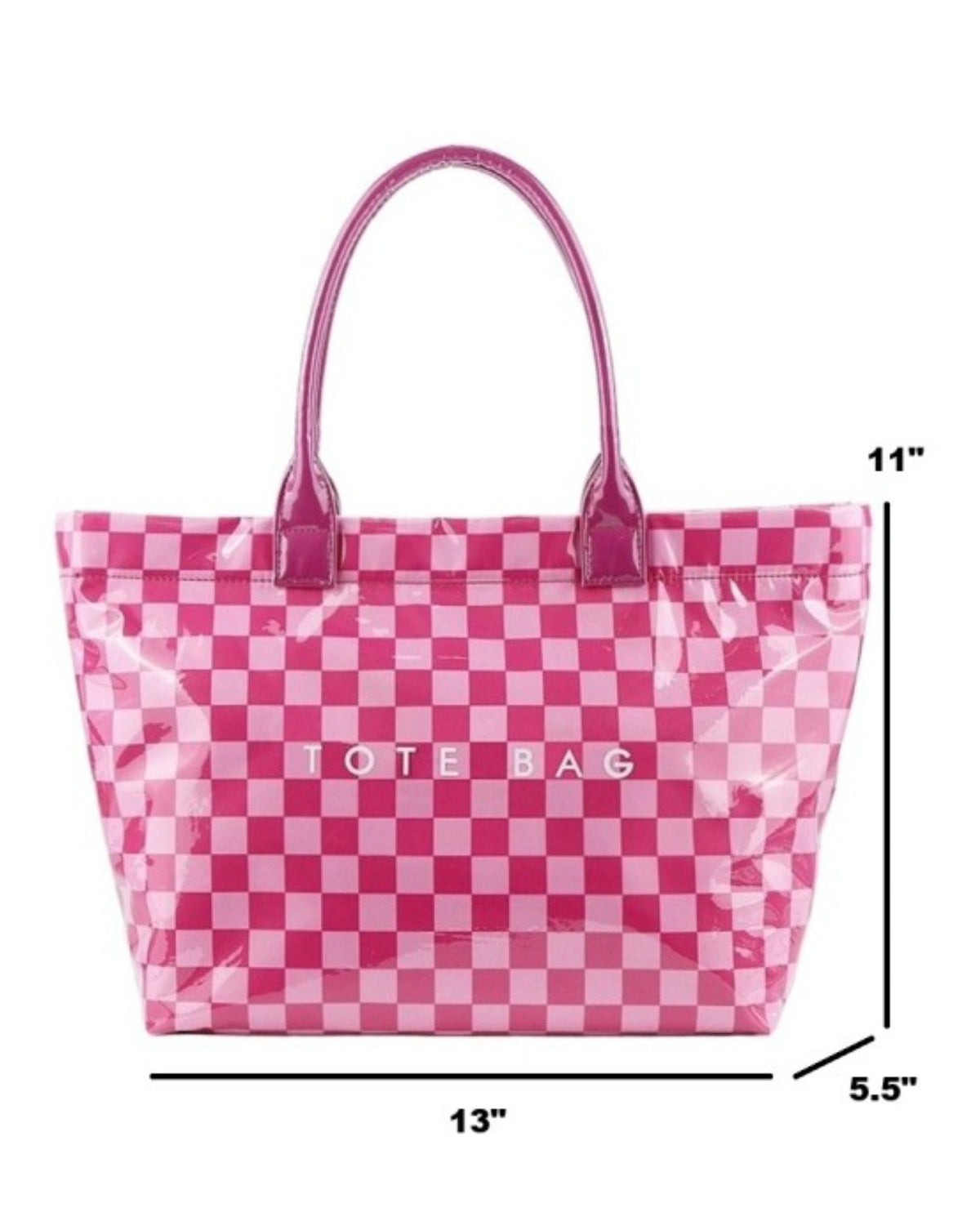 Checkered Everyday Tote