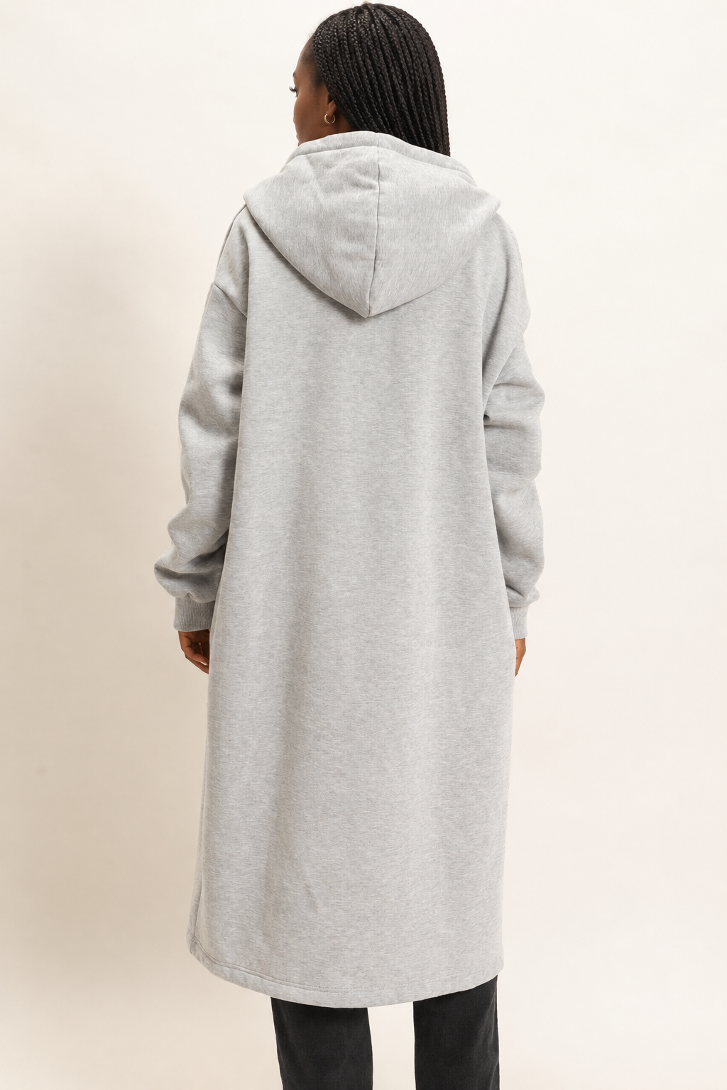 Second gray jacket photo with a Black model
